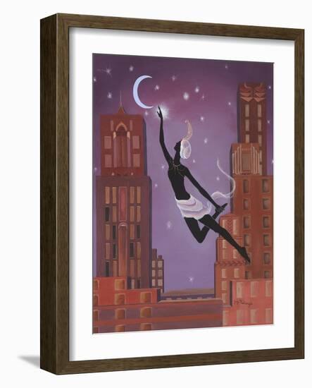 Art Deco Gliding-Judy Mastrangelo-Framed Giclee Print