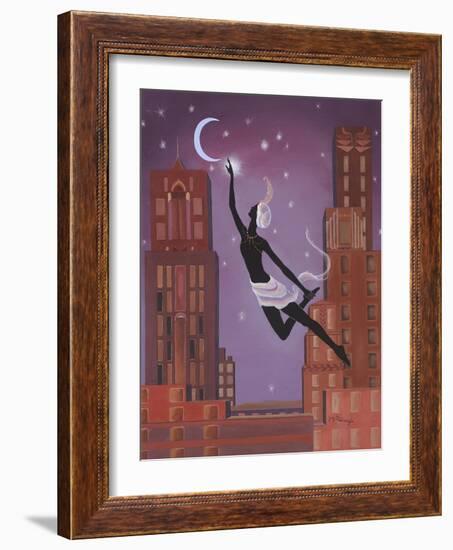 Art Deco Gliding-Judy Mastrangelo-Framed Giclee Print