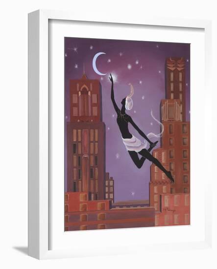 Art Deco Gliding-Judy Mastrangelo-Framed Giclee Print