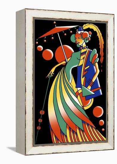 Art Deco Lady 4-Howie Green-Framed Premier Image Canvas