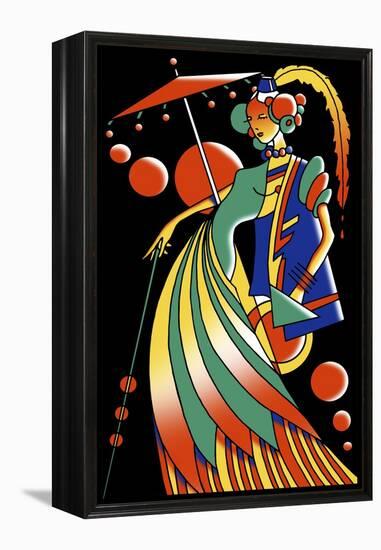 Art Deco Lady 4-Howie Green-Framed Premier Image Canvas