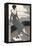 Art Deco Lady with Dog-Megan Meagher-Framed Stretched Canvas