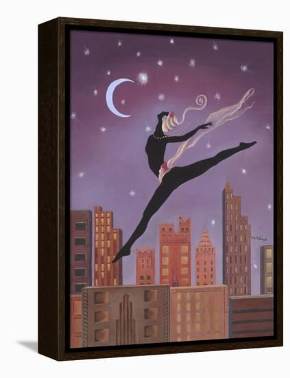 Art Deco Leap-Judy Mastrangelo-Framed Premier Image Canvas