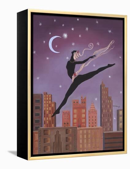 Art Deco Leap-Judy Mastrangelo-Framed Premier Image Canvas