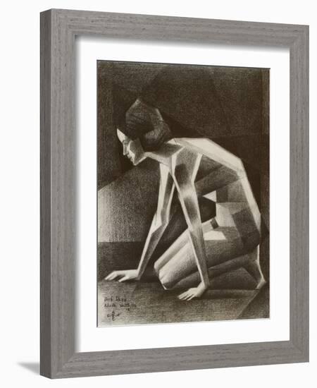 Art Deco Nude - 05-09-22-Corne Akkers-Framed Giclee Print