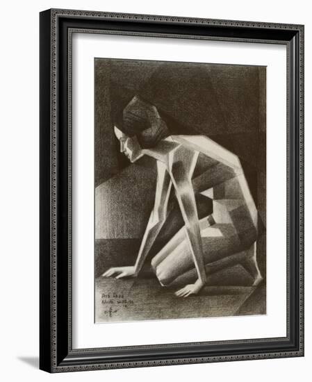 Art Deco Nude - 05-09-22-Corne Akkers-Framed Giclee Print