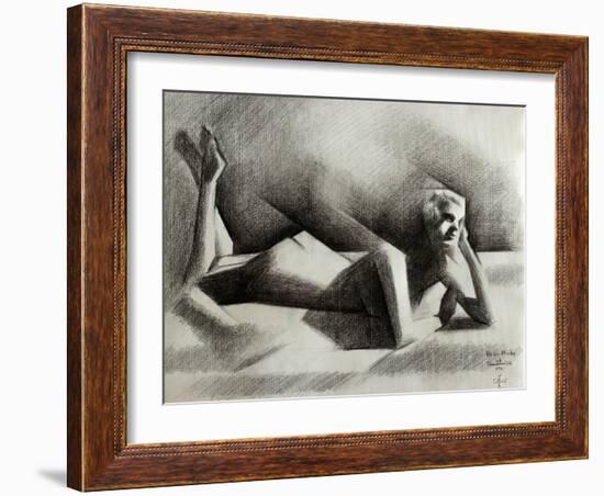 Art Deco Nude - 06-08-22-Corne Akkers-Framed Giclee Print