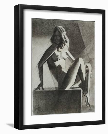 Art Deco Nude - 20-08-22-Corne Akkers-Framed Giclee Print