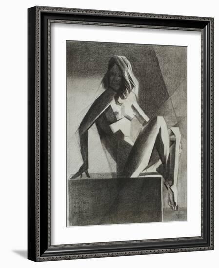 Art Deco Nude - 20-08-22-Corne Akkers-Framed Giclee Print