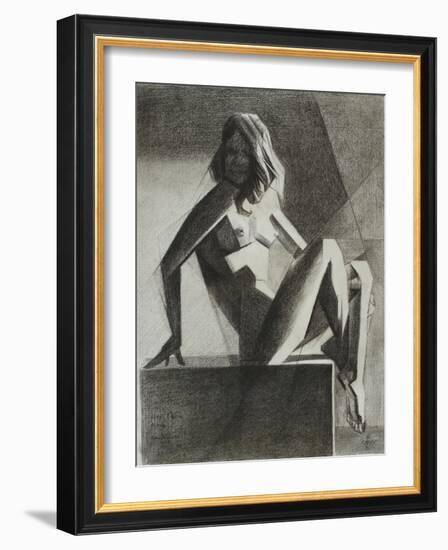 Art Deco Nude - 20-08-22-Corne Akkers-Framed Giclee Print