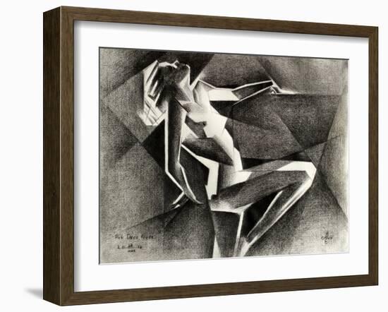 Art Deco Nude - 23-08-22-Corne Akkers-Framed Giclee Print