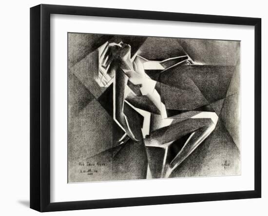 Art Deco Nude - 23-08-22-Corne Akkers-Framed Giclee Print