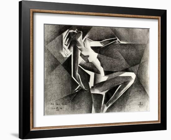 Art Deco Nude - 23-08-22-Corne Akkers-Framed Giclee Print