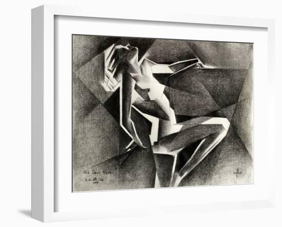 Art Deco Nude - 23-08-22-Corne Akkers-Framed Giclee Print
