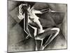 Art Deco Nude - 23-08-22-Corne Akkers-Mounted Giclee Print