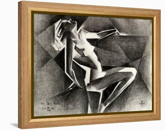 Art Deco Nude - 23-08-22-Corne Akkers-Framed Premier Image Canvas