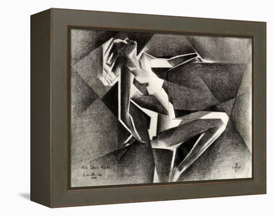 Art Deco Nude - 23-08-22-Corne Akkers-Framed Premier Image Canvas