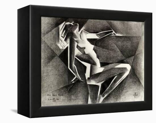 Art Deco Nude - 23-08-22-Corne Akkers-Framed Premier Image Canvas