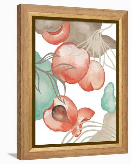 Art Deco Peach-Elizabeth Medley-Framed Premier Image Canvas