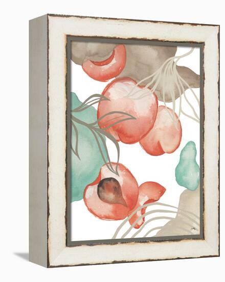 Art Deco Peach-Elizabeth Medley-Framed Premier Image Canvas