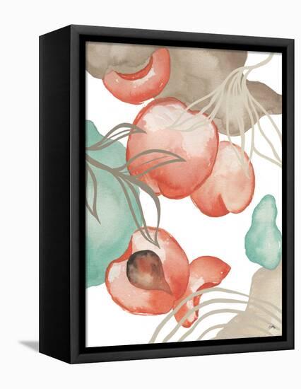 Art Deco Peach-Elizabeth Medley-Framed Premier Image Canvas