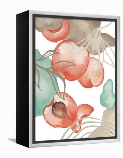 Art Deco Peach-Elizabeth Medley-Framed Premier Image Canvas