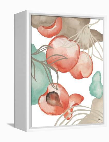 Art Deco Peach-Elizabeth Medley-Framed Premier Image Canvas