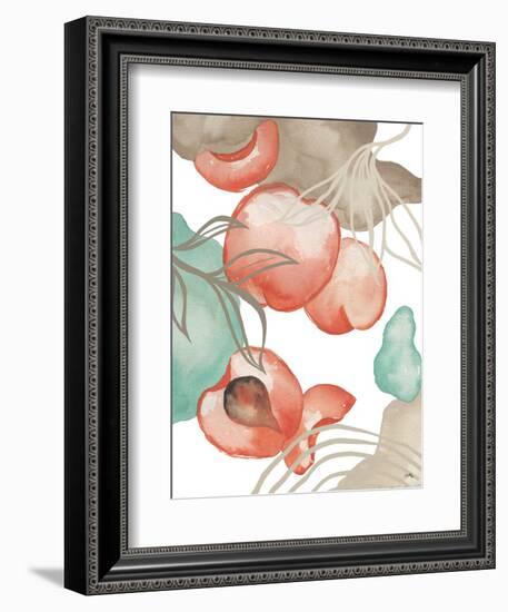 Art Deco Peach-Elizabeth Medley-Framed Photographic Print