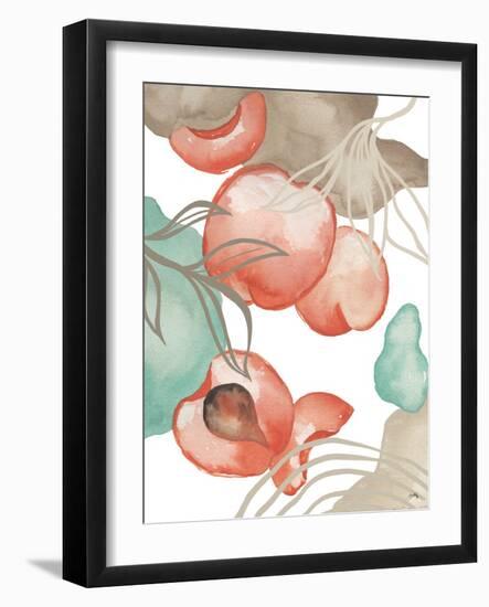 Art Deco Peach-Elizabeth Medley-Framed Photographic Print