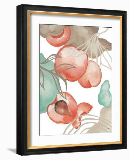 Art Deco Peach-Elizabeth Medley-Framed Photographic Print