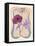 Art Deco Petunias-Judy Mastrangelo-Framed Premier Image Canvas