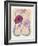 Art Deco Petunias-Judy Mastrangelo-Framed Giclee Print