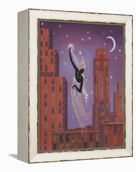 Art Deco Scarf-Judy Mastrangelo-Framed Premier Image Canvas