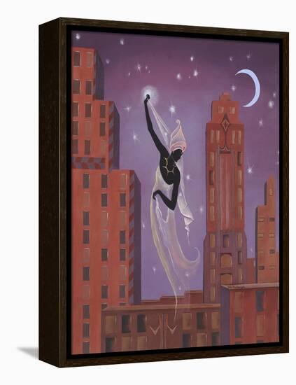 Art Deco Scarf-Judy Mastrangelo-Framed Premier Image Canvas