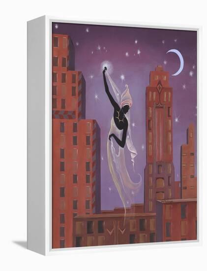 Art Deco Scarf-Judy Mastrangelo-Framed Premier Image Canvas