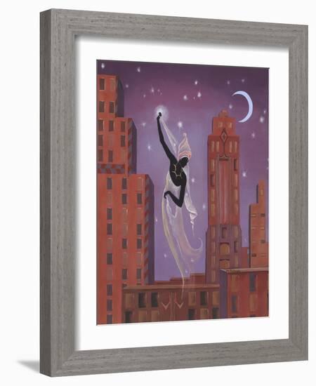 Art Deco Scarf-Judy Mastrangelo-Framed Giclee Print