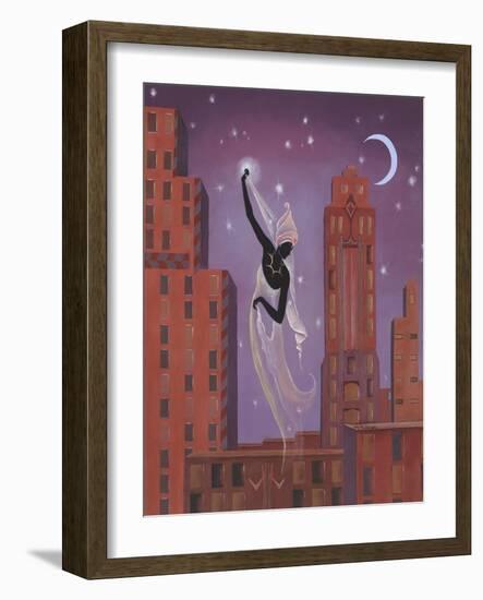 Art Deco Scarf-Judy Mastrangelo-Framed Giclee Print