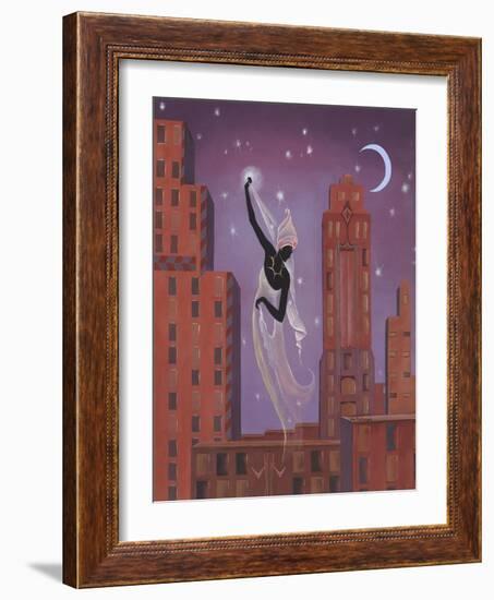 Art Deco Scarf-Judy Mastrangelo-Framed Giclee Print