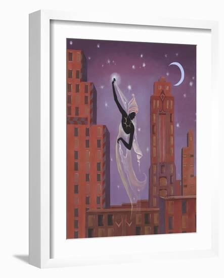 Art Deco Scarf-Judy Mastrangelo-Framed Giclee Print