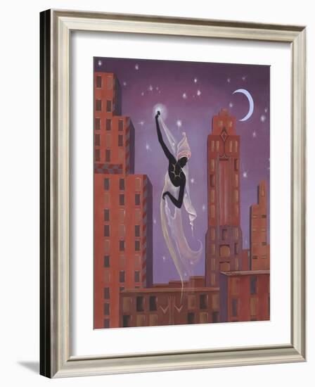 Art Deco Scarf-Judy Mastrangelo-Framed Giclee Print