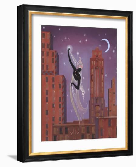 Art Deco Scarf-Judy Mastrangelo-Framed Giclee Print