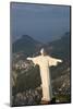 Art Deco Statue of Jesus, Corcovado Mountain, Rio de Janeiro, Brazil-Peter Adams-Mounted Photographic Print