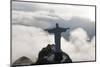 Art Deco Statue of Jesus, Corcovado Mountain, Rio de Janeiro, Brazil-Peter Adams-Mounted Photographic Print