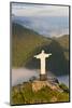 Art Deco Statue of Jesus, Corcovado Mountain, Rio de Janeiro, Brazil-Peter Adams-Mounted Photographic Print