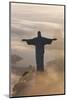 Art Deco Statue of Jesus,On Corcovado Mountain, Rio de Janeiro, Brazil-Peter Adams-Mounted Photographic Print