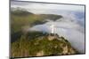 Art Deco Statue of Jesus,On Corcovado Mountain, Rio de Janeiro, Brazil-Peter Adams-Mounted Photographic Print