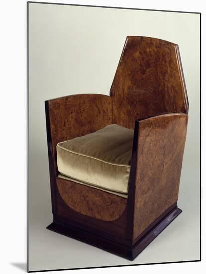 Art Deco Style Armchair, 1930-null-Mounted Giclee Print