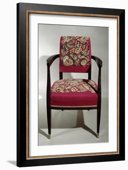 Art Deco Style Chair, Ca 1925-Jacques-emile Ruhlmann-Framed Giclee Print