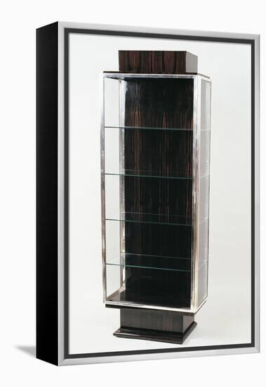 Art Deco Style Display Cabinet-Jacques-emile Ruhlmann-Framed Premier Image Canvas