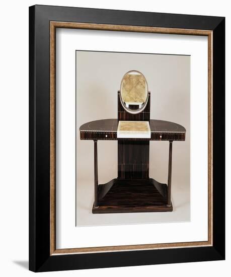 Art Deco Style Dressing Table with Columns-Jacques-emile Ruhlmann-Framed Giclee Print